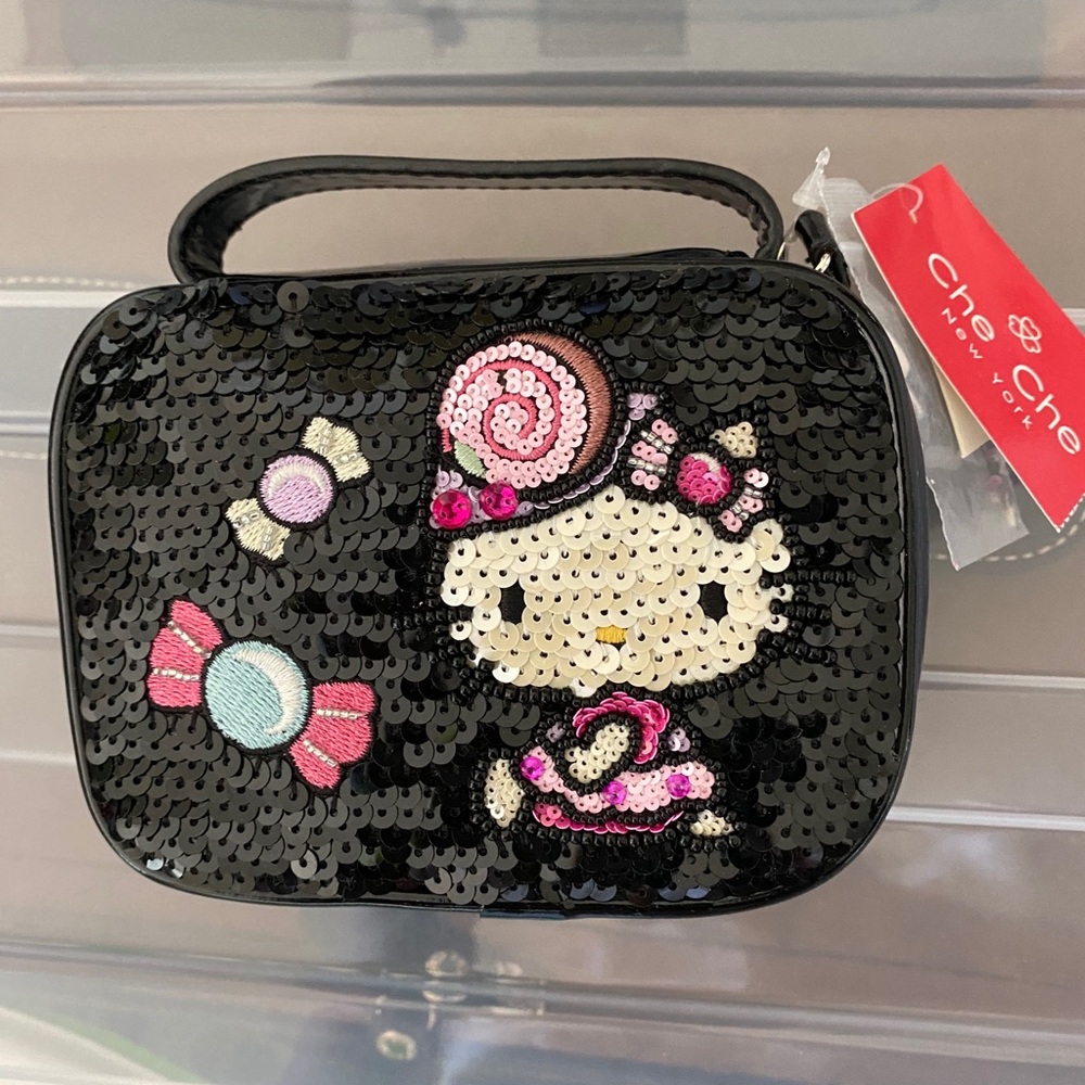 Hello Kitty x Che Che Sequined Cosmetic Bag